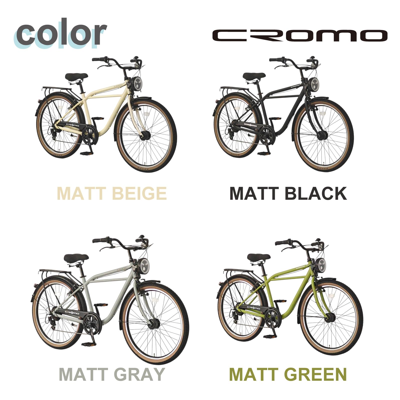 がまはえ Amazon | CROMOブランド 26インチのホイール に ワイルドな